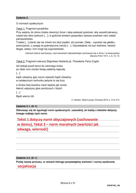 Matura 2025 WOS rozszerzony: odpowiedzi do wszystkich zadań z arkusza CKE - Formuła 2015 [13.05.2025]