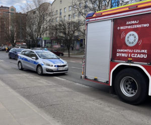 „Wyczynowiec” na Bielanach kierował z 3,4 promila alkoholu. Skosił wysepkę, cudem nie wjechał w przystanek