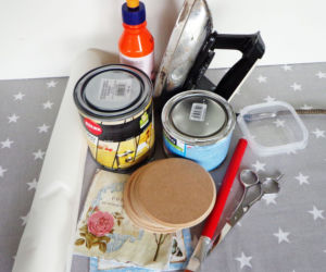 Podkładki pod kubek decoupage na żelazko