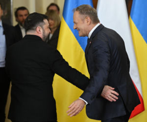 Wołodymyr Zełenski, Donald Tusk