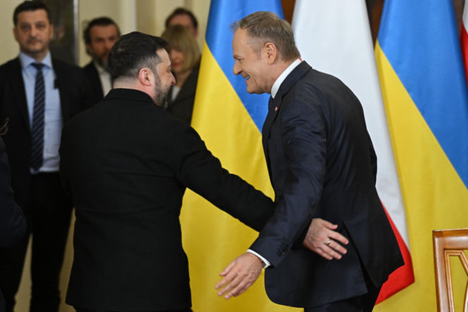 Wołodymyr Zełenski, Donald Tusk