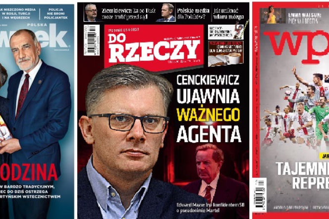 Okładki tygodników: