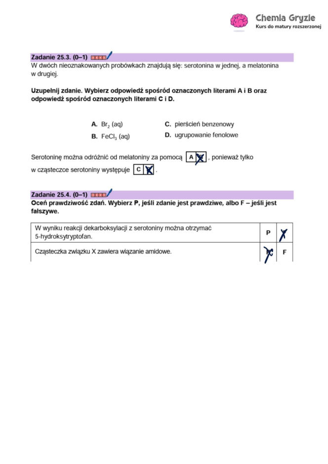 Matura próbna CKE 2026 - chemia. Poprawne odpowiedzi