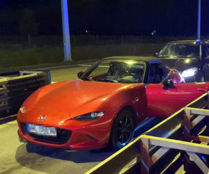 Sensacyjne zatrzymanie na A2. Nagle policjanci wyciągnęli broń