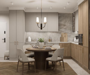 Kaszmirowe mieszkanie w gdańsku - projekt Renata Michałowicz