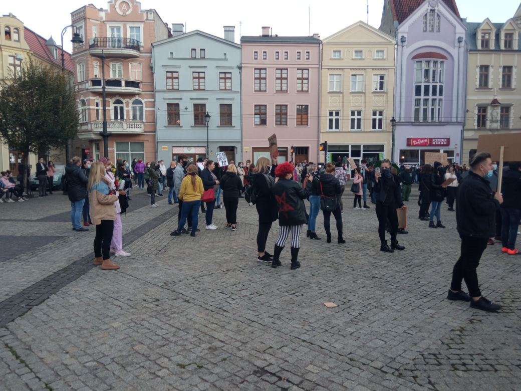 Protest w Grudziądzu