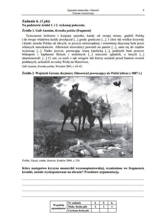 Matura 2014 Historia poziom rozszerzony