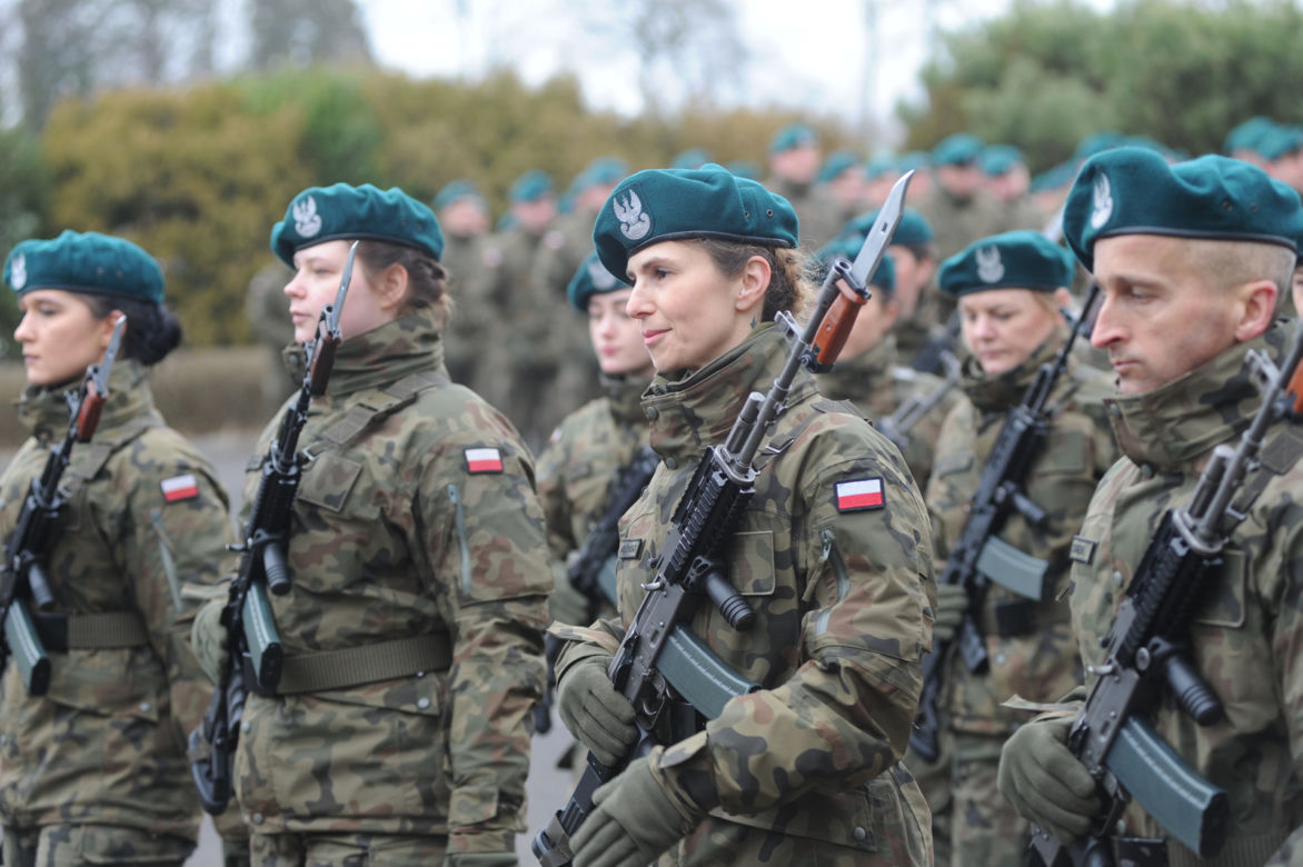 Ochotnicy złożyli przysięgę wojskową