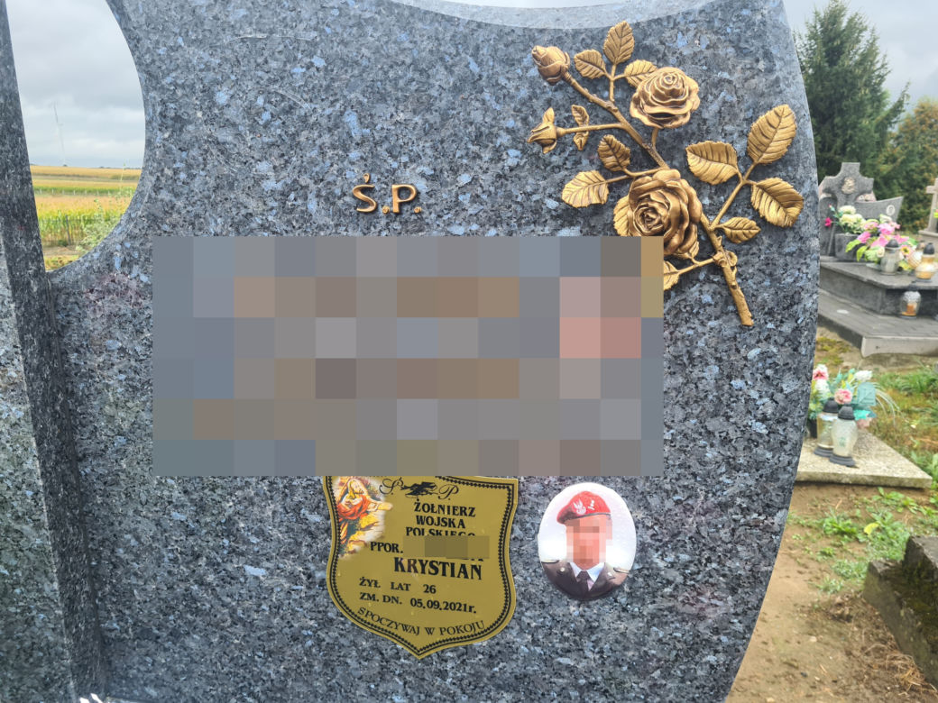 Żołnierz Krystian zginął na motocyklu  Wietlinie Trzecim [GALERIA]