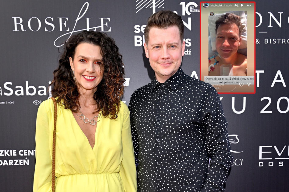 Jakub Tolak w szpitalu nagrał film dla córki. Te słowa łapią za serce