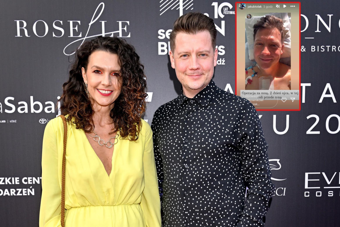 Jakub Tolak w szpitalu nagrał film dla córki. Te słowa łapią za serce
