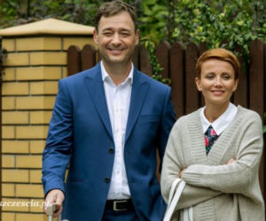 Barwy szczęści. Marta Walawska (Katarzyna Zielińska), Artur Chowański (Jacek Rozenek)