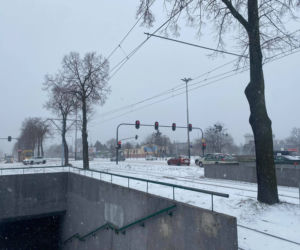 Atak zimy w Łodzi - 8.02.2021