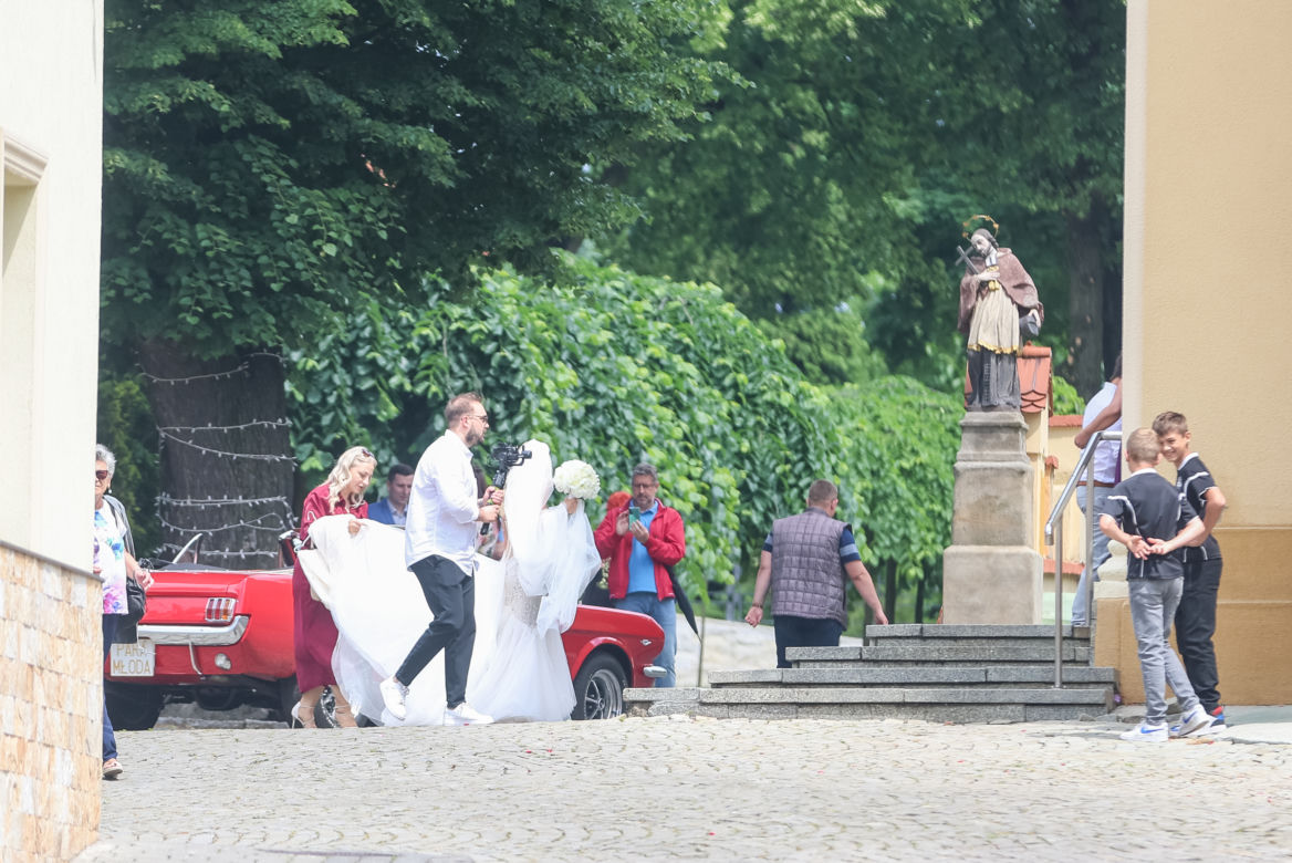 Ślub Jakuba Kiwiora i Claudii Kowalczyk