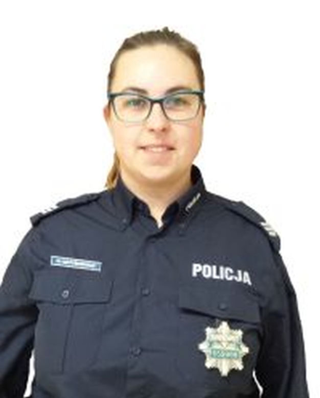 sierżant sztabowy Karolina Matyśkiewicz (KOMISARIAT POLICJI IV W BIAŁYMSTOKU)