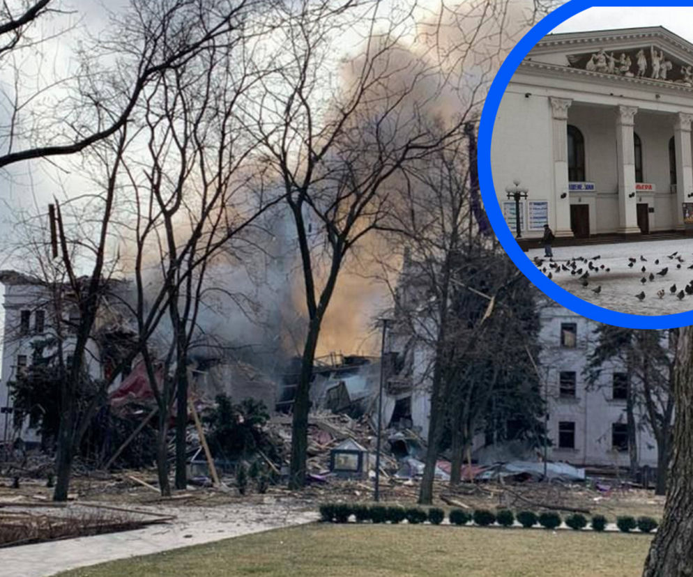 Barbarzyński atak na teatr w Mariupolu. W środku było nawet kilkaset osób
