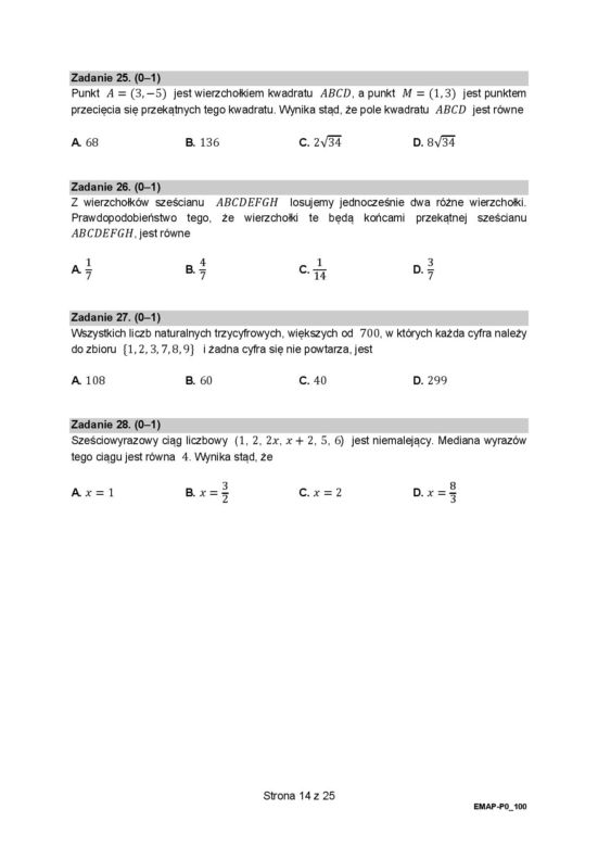 Matura 2021 matematyka