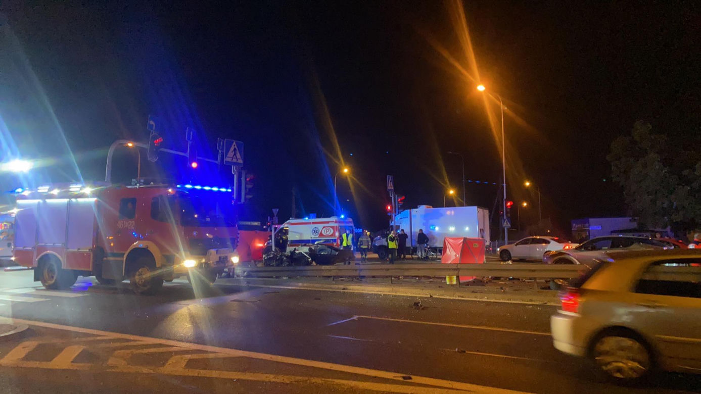 Śmiertelny wypadek w Rzgowie. Trzy osoby nie żyją