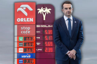Skolim sprzedaje paliwo taniej niż Orlen. Szłapka zabrał głos 