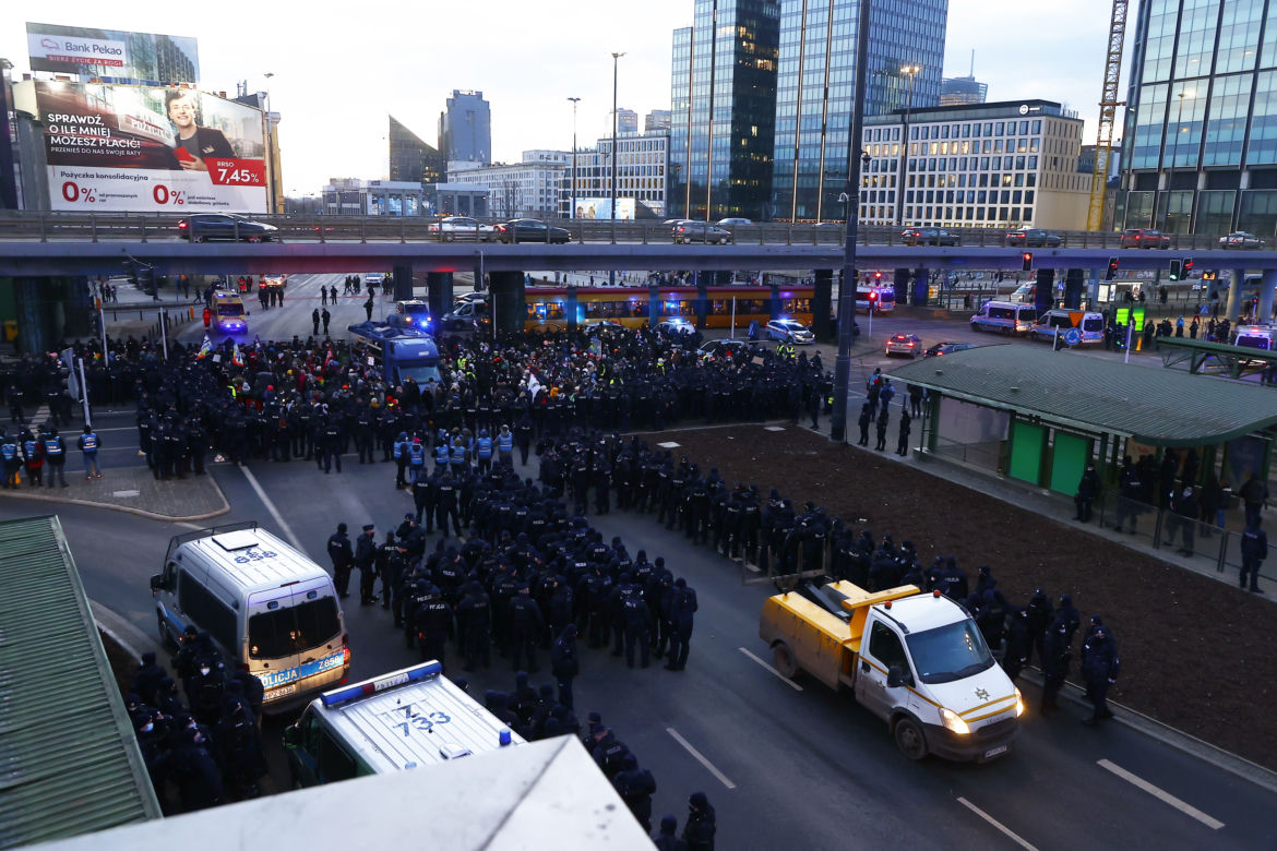 Strajk kobiet w Warszawie