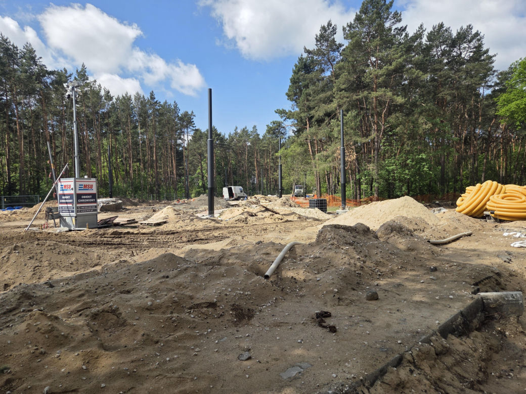 Przebudowa pętli tramwajowej w Lesie Gdańskim w Bydgoszczy. Byliśmy na placu budowy!