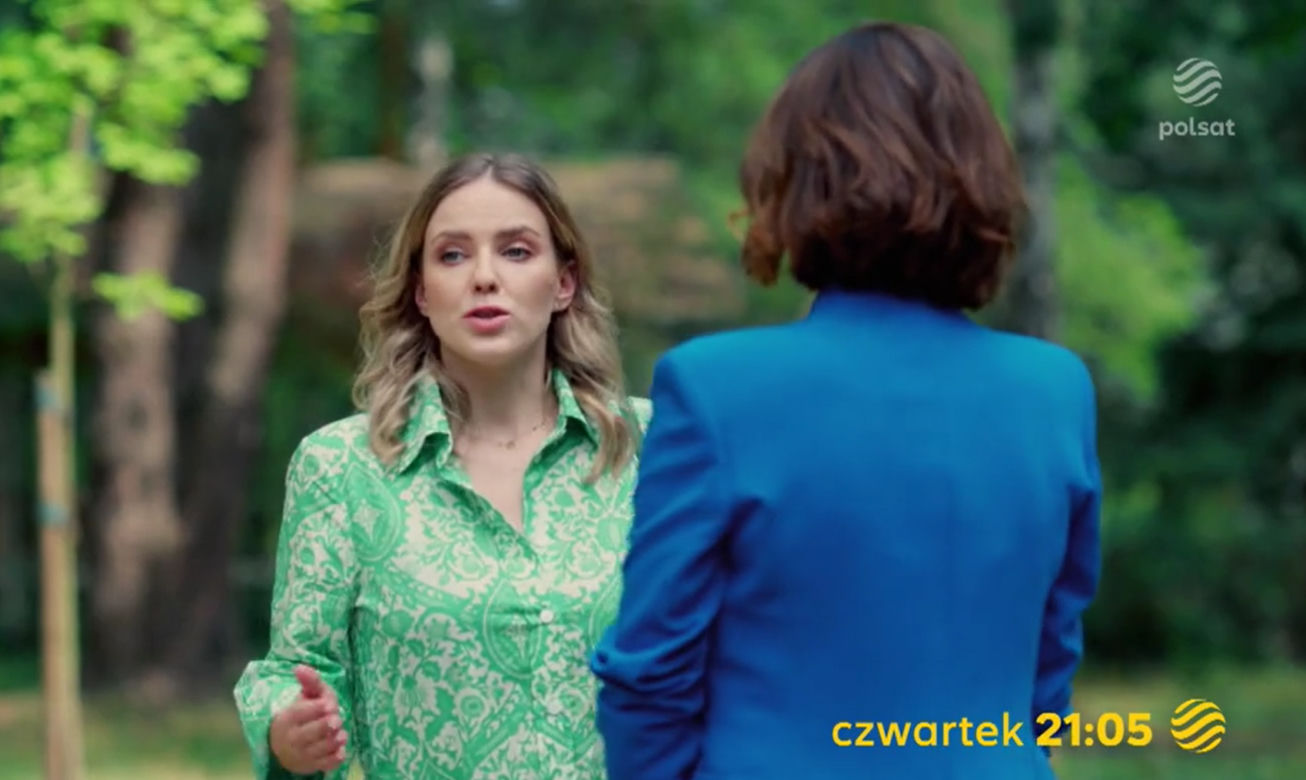 Przyjaciółki, odcinek 238: Zuza (Anita Sokołowska). Iza (Zofia Domalik) 