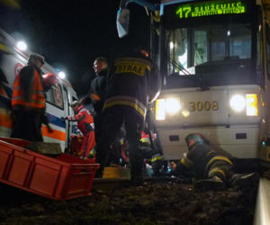 Tramwaj zmiażdzył człowieka