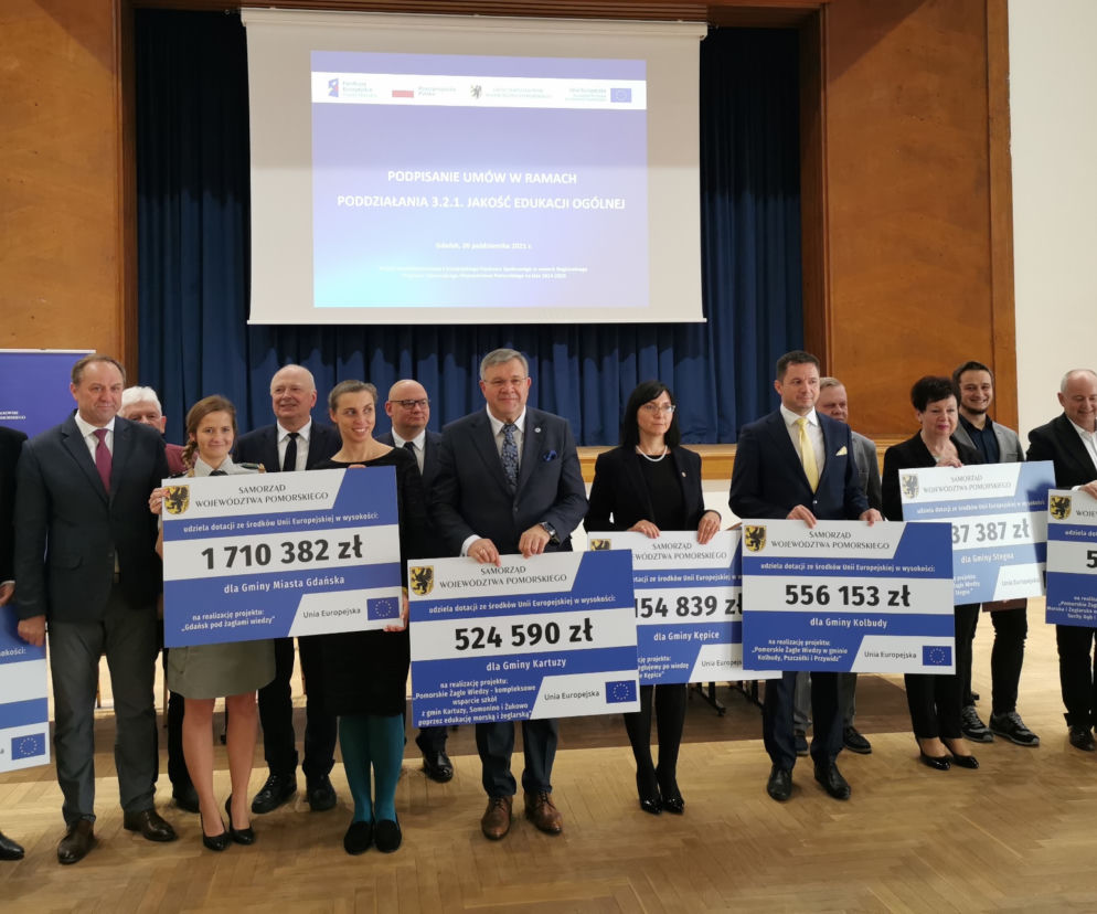 Żeglujemy po wiedzę w Pomorskiem. Ponad 4,6 mln zł unijnej dotacji dla szkół podstawowych