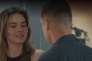 M jak miłość odc. 1897. Franka (Dominika Kachlik), Paweł (Rafał Mroczek)