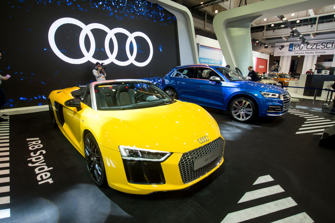 Audi R8 V10 Spyder na Poznań Motor Show 2017