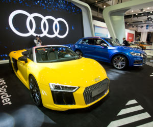 Audi R8 V10 Spyder na Poznań Motor Show 2017