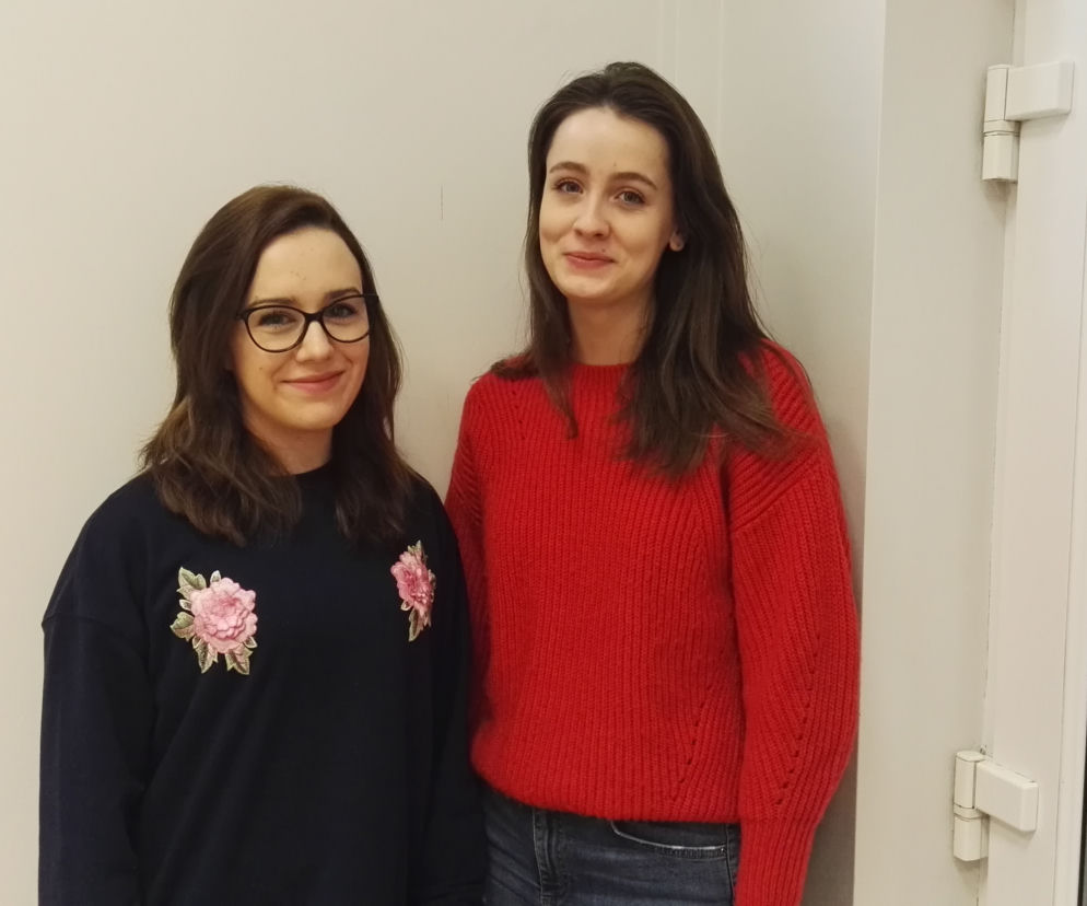 Organizatorki akcji w Zielonej Górze: Anna Piszczałka i Aleksandra Buczek
