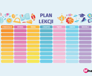 Plan lekcji do wydrukowania