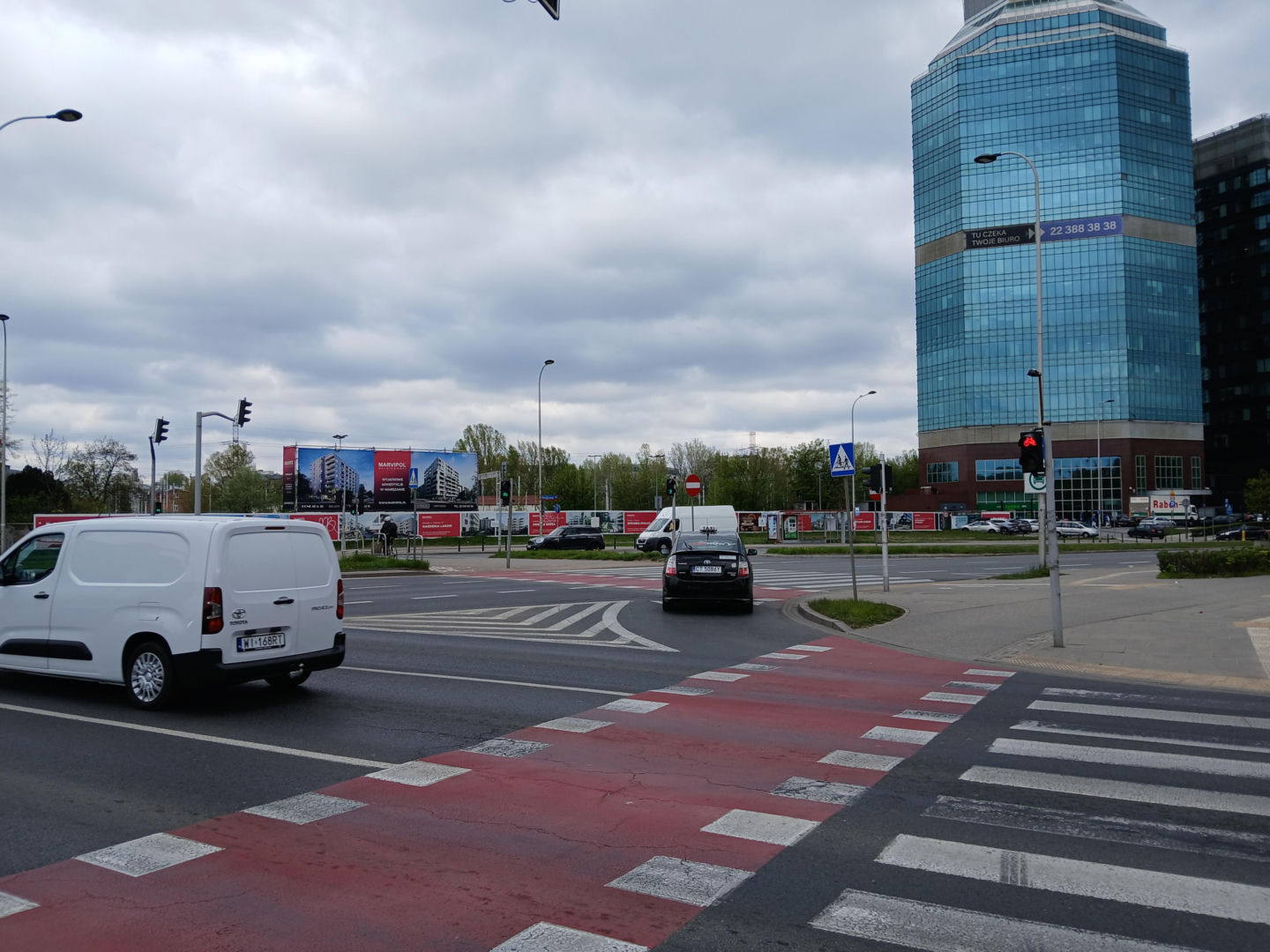 Przyszła lokalizacja inwestycji mieszkaniowej Aleje 138 w Warszawie