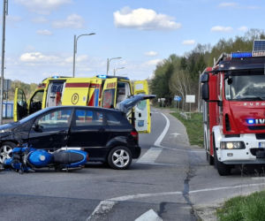 19.04.2026. Wypadek w Krynkach. Lądował LPR
