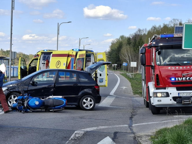 19.04.2026. Wypadek w Krynkach. Lądował LPR