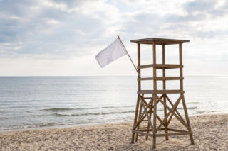 Sinice Sarbinowo. Czy w Sarbinowie można się kąpać 25.08? Flaga, warunki pogodowe