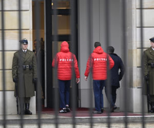 Kacper Tomasiak i skoczkowie u prezydenta