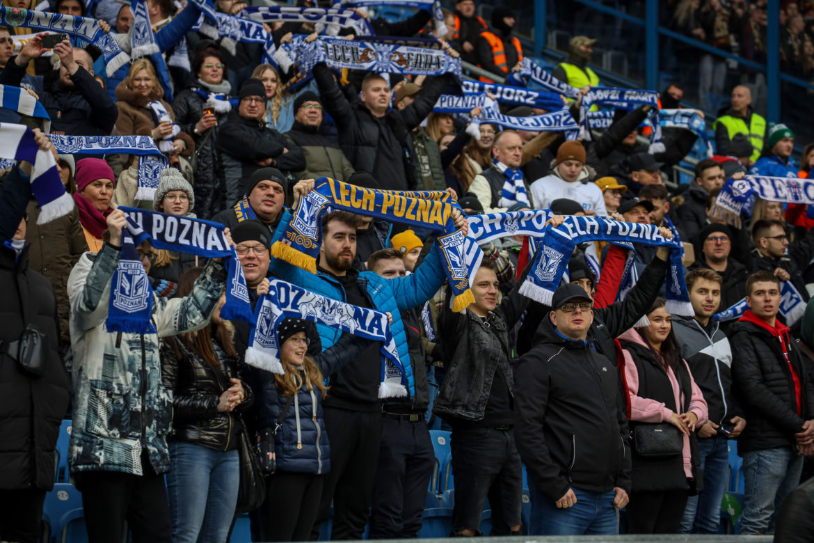Tak bawili się kibice na meczu Lech Poznań - Pogoń Szczecin
