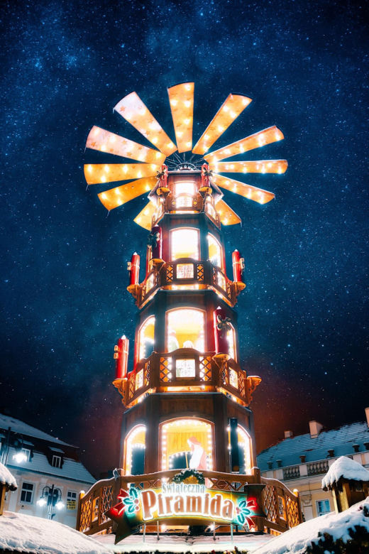Tak iluminacje świąteczne rozświetlają Bydgoszcz! Magiczny widok