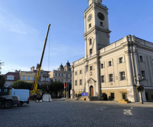 Rynek w Lesznie przed remontem