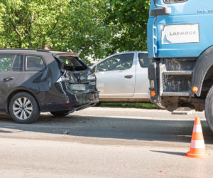 Kolizja na ulicy Lwowskiej w Tarnowie