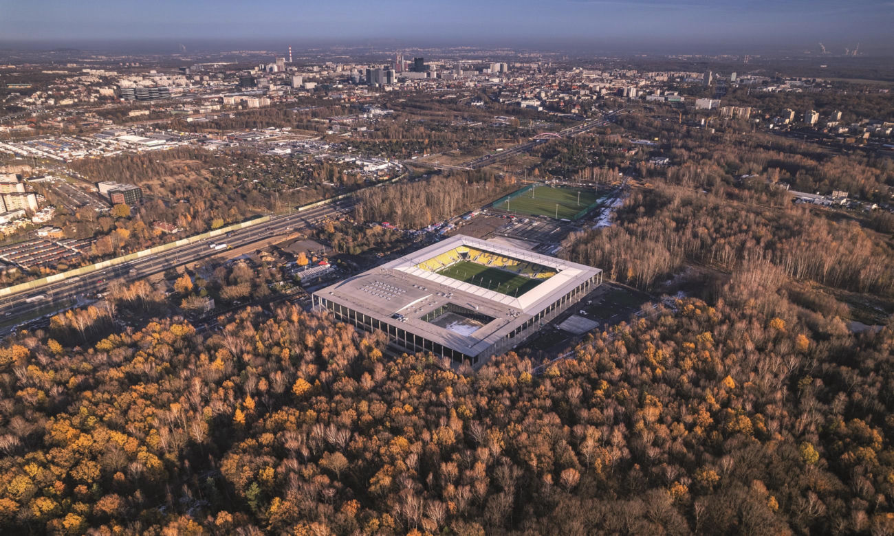 Budowa kompleksu Stadionu Miejskiego w Katowicach