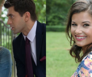 Przyjaciółki 6 sezon. Inga (Małgorzata Socha), Robert (Krzysztof Wieszczek), Dorota (Agnieszka Sienkiewicz)