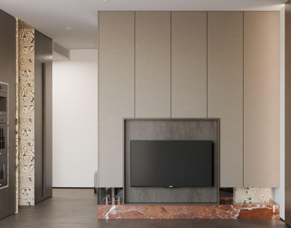Mieszkanie w stylu modern contemporary