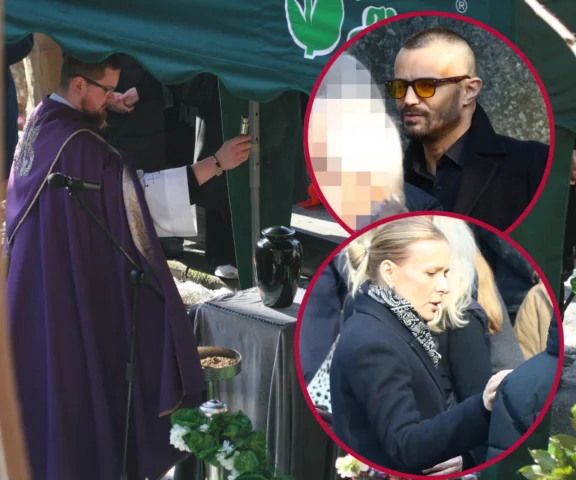 Aneta Zając z synami i Mikołaj Krawczyk nie zamienili ani słowa!