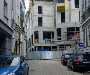 Budowa hotelu na Podzamczu