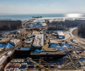 Minister infrastruktury odwiedził przekop Mierzei Wiślanej