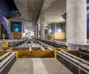 Prace w tunelu tramwajowym przy Dworcu Zachodnim
