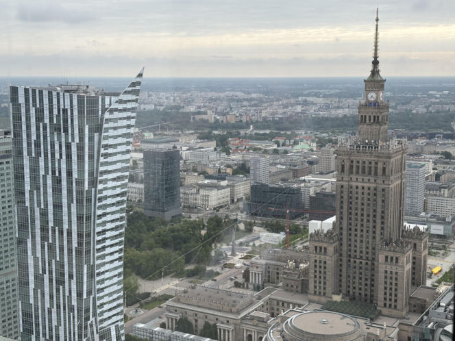 Jaan Roose nad Warszawą
